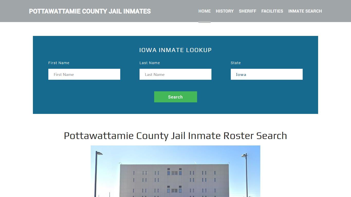 Pottawattamie County Jail Inmate Roster Lookup, Council Bluffs, IA